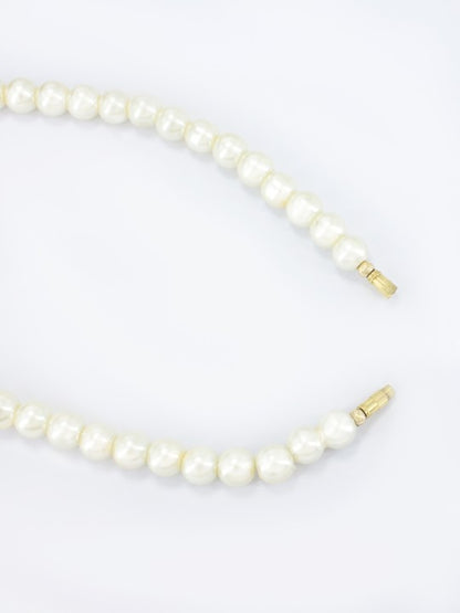 Pearl Beaded Minimal Motimala Necklace