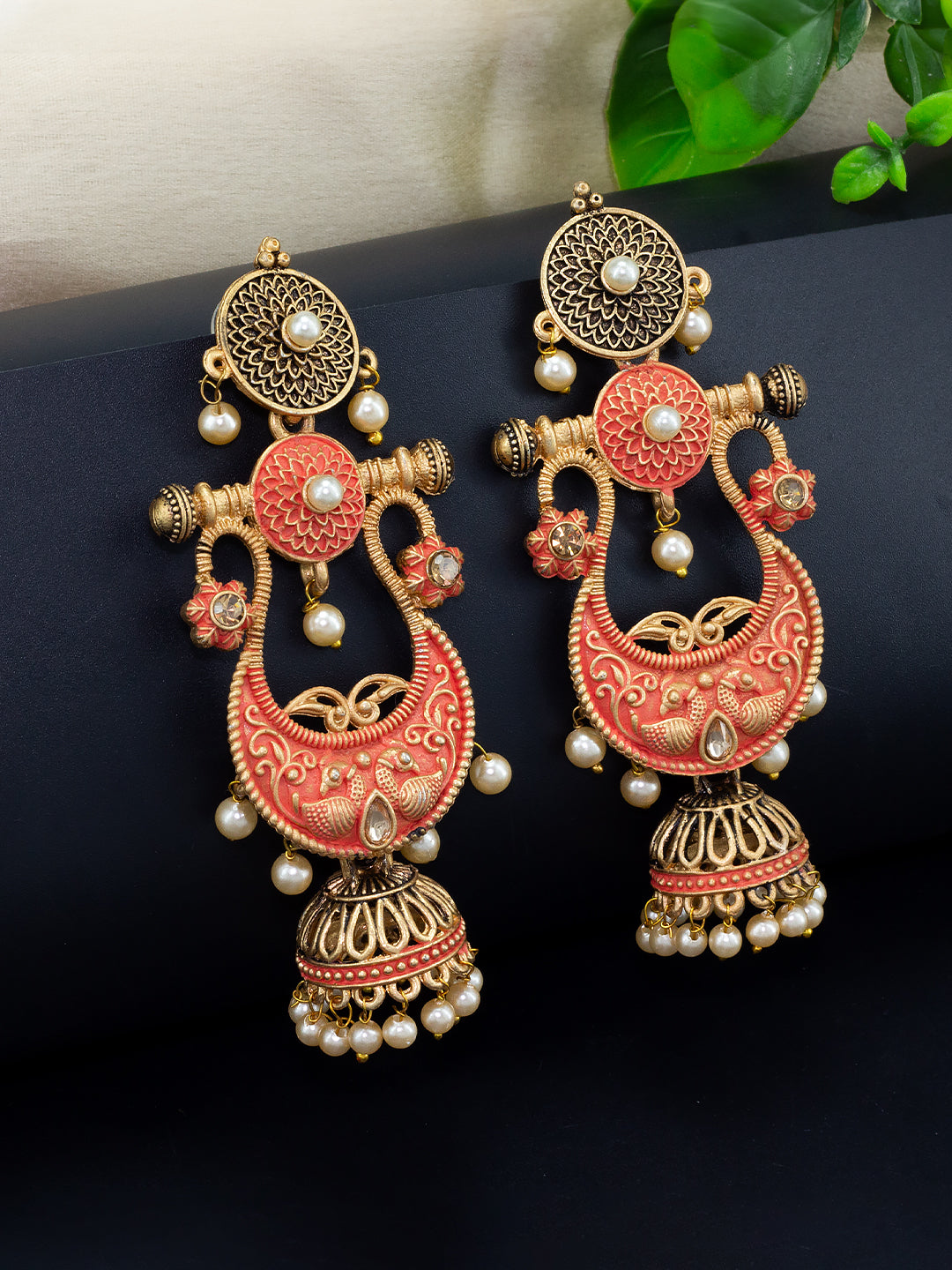 Gold Plated Classic Jhumkas Earrings