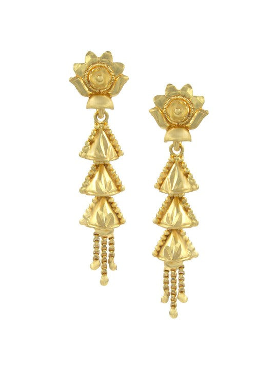 22KT Gold Plated Drop Earrings