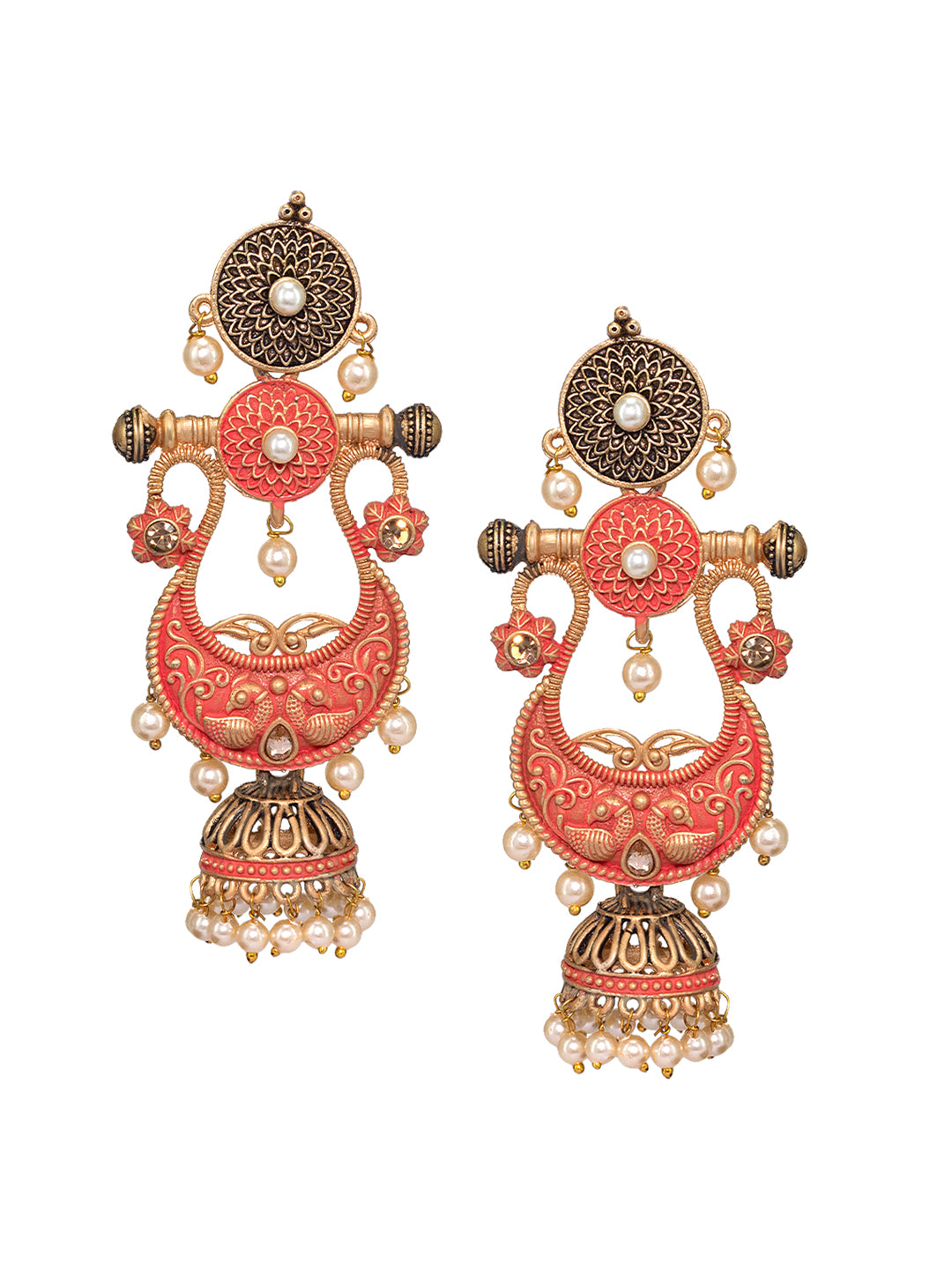 Gold Plated Classic Jhumkas Earrings