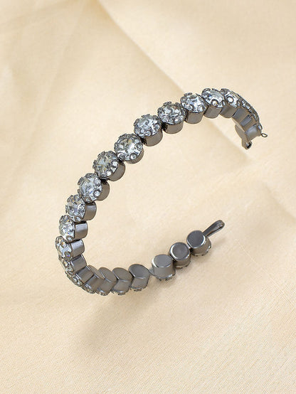 CZ Studded Adjustable Kada Bracelet