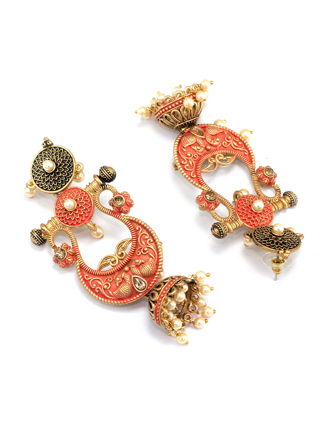 Gold Plated Classic Jhumkas Earrings