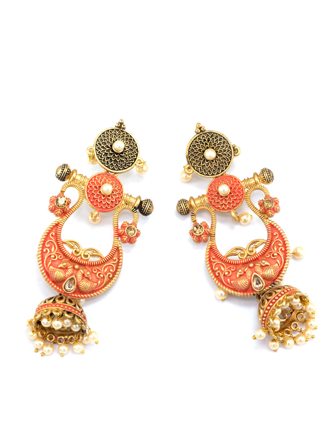 Gold Plated Classic Jhumkas Earrings