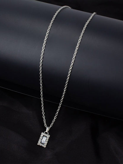 Stainless Steel Heart Anti-Tarnish Trendy Pendant & Chain