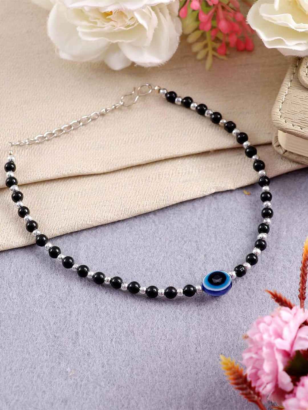 Evil Eye Beaded Women Anklet