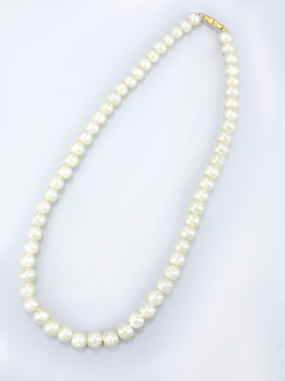 Pearl Beaded Minimal Motimala Necklace