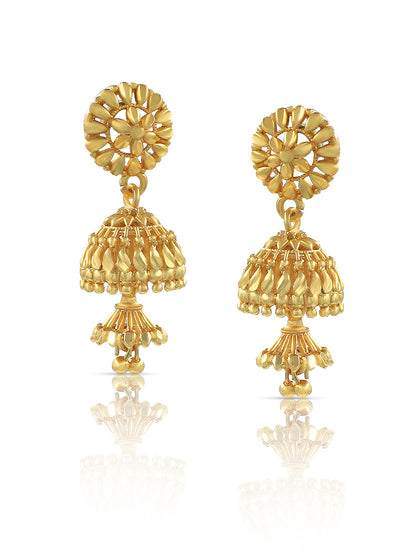 Pack of 6 Gold Plated Hoop, Jhumkas & Studs Earrings