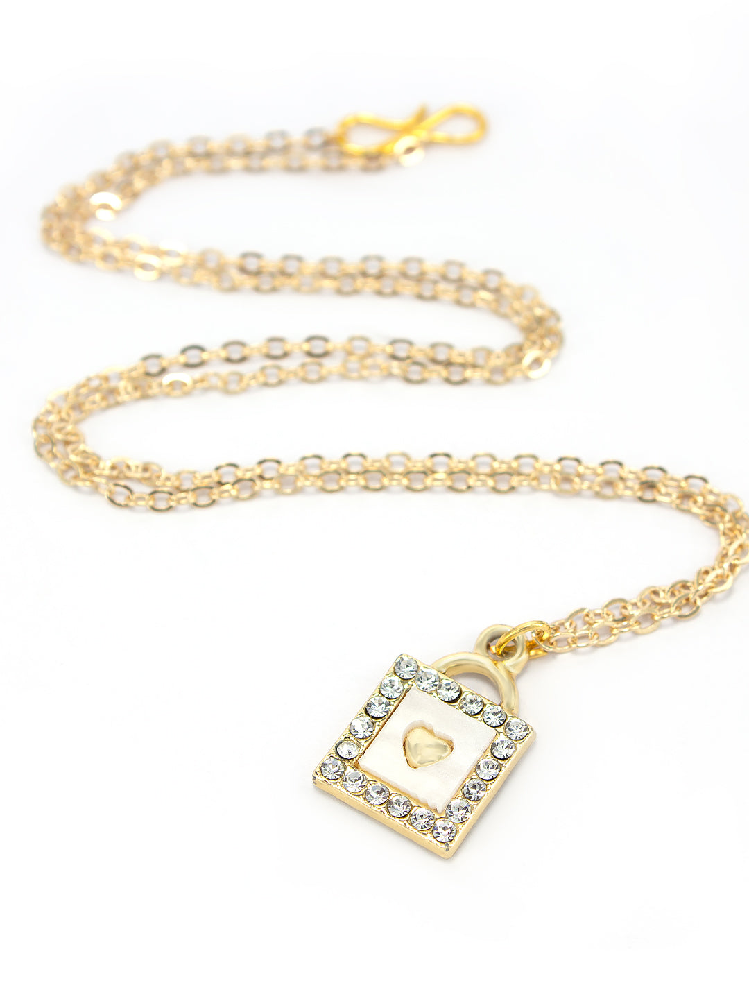 Gold-Plated Stainless-Steel Trendy Pendant with Chain