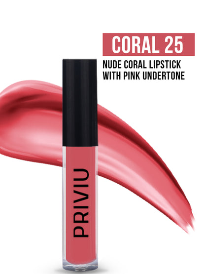 Hydra Matte Liquid Lipstick 4 ml - Coral 25