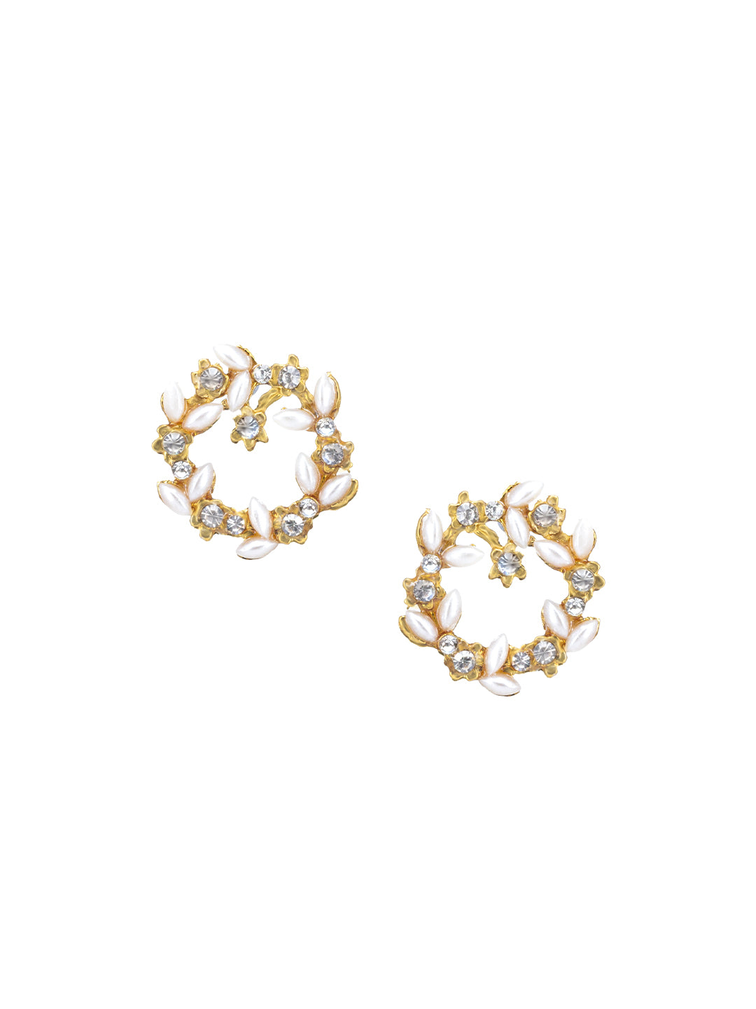 Pack of 6 Gold Plated Hoop, Jhumkas & Studs Earrings