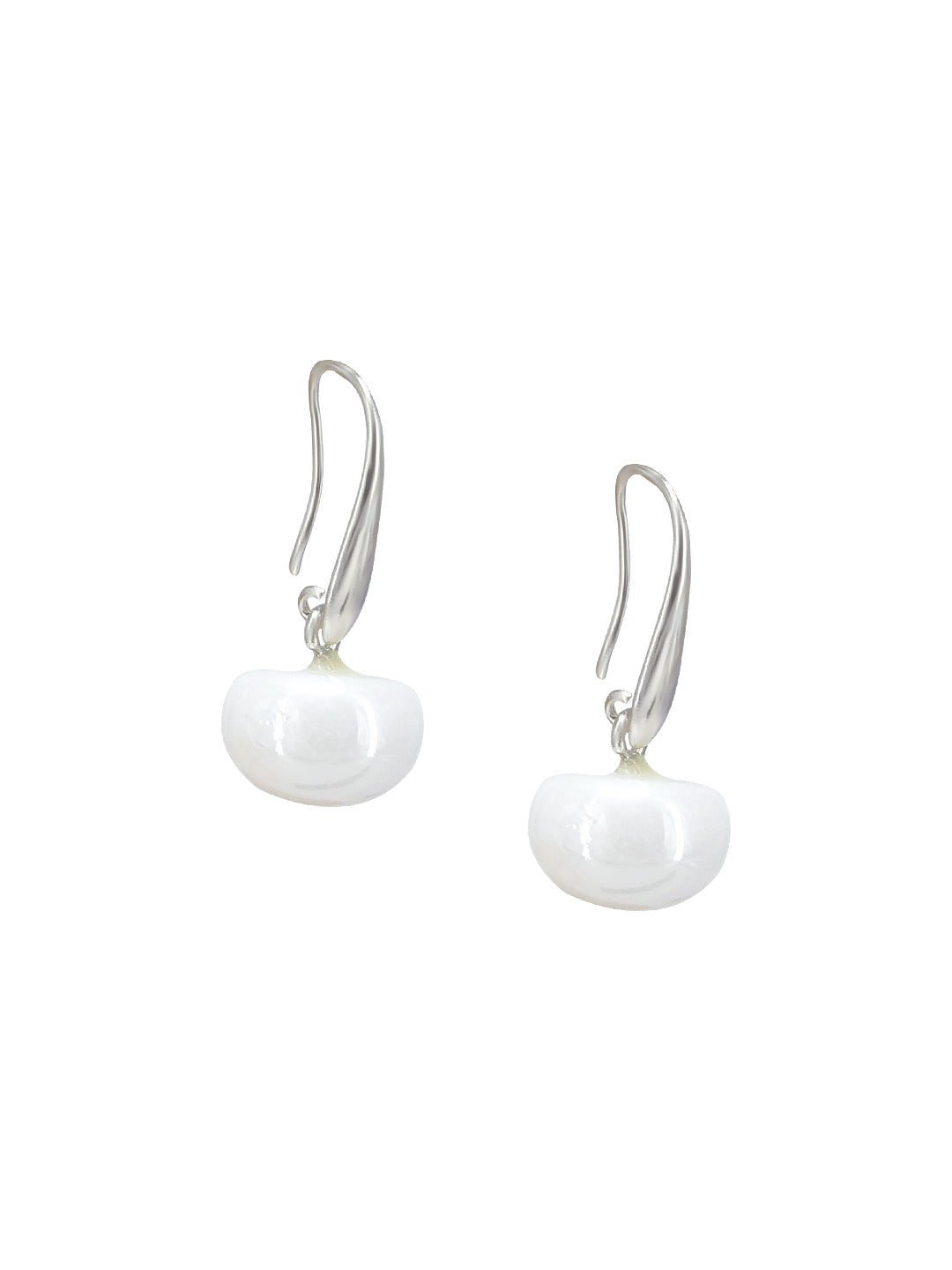 Silver Plated Pearl Drop Earrings