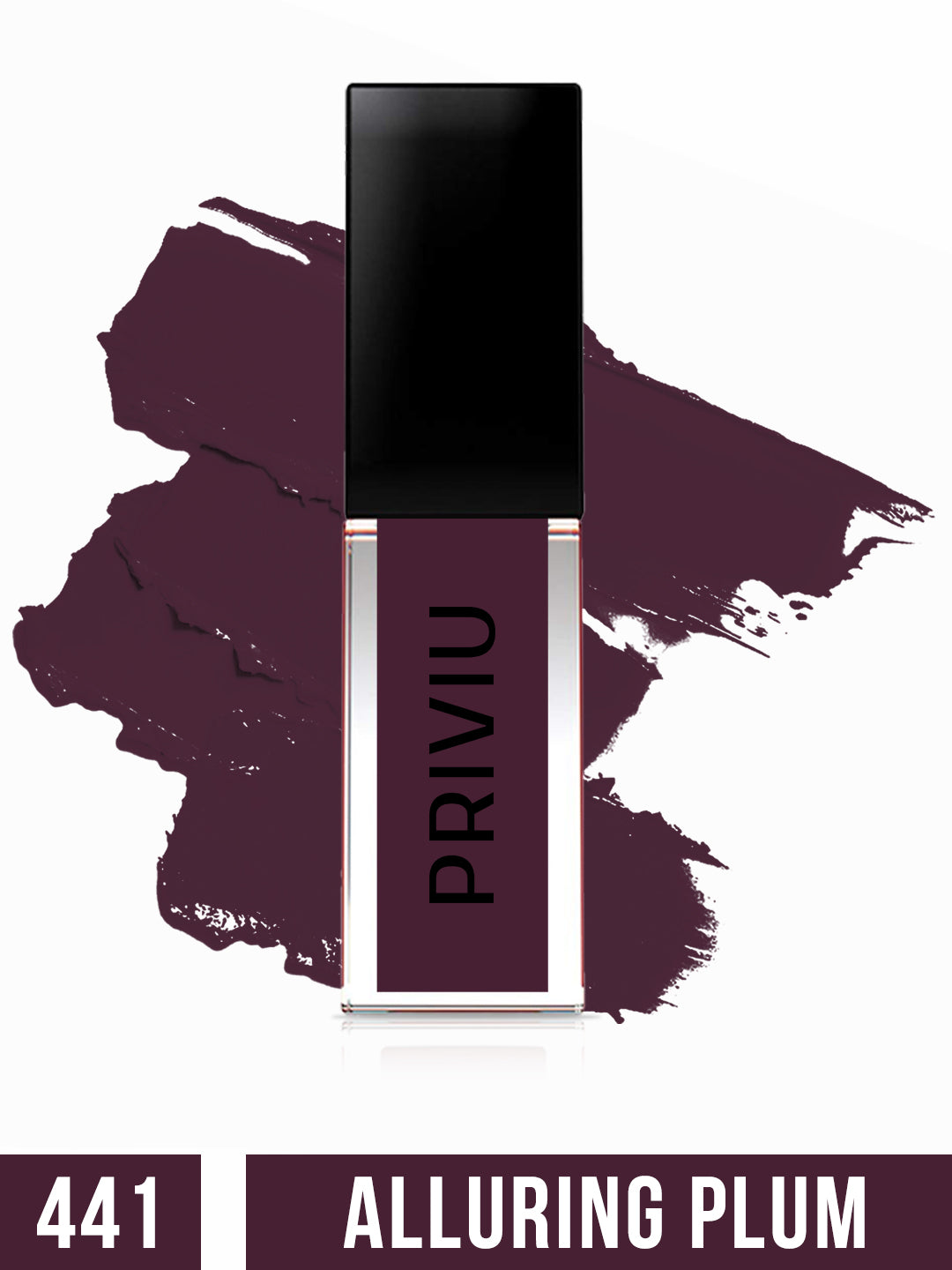 Soft Touch Matte Waterproof Liquid Lipstick 4.5 ml- Alluring Plum 441