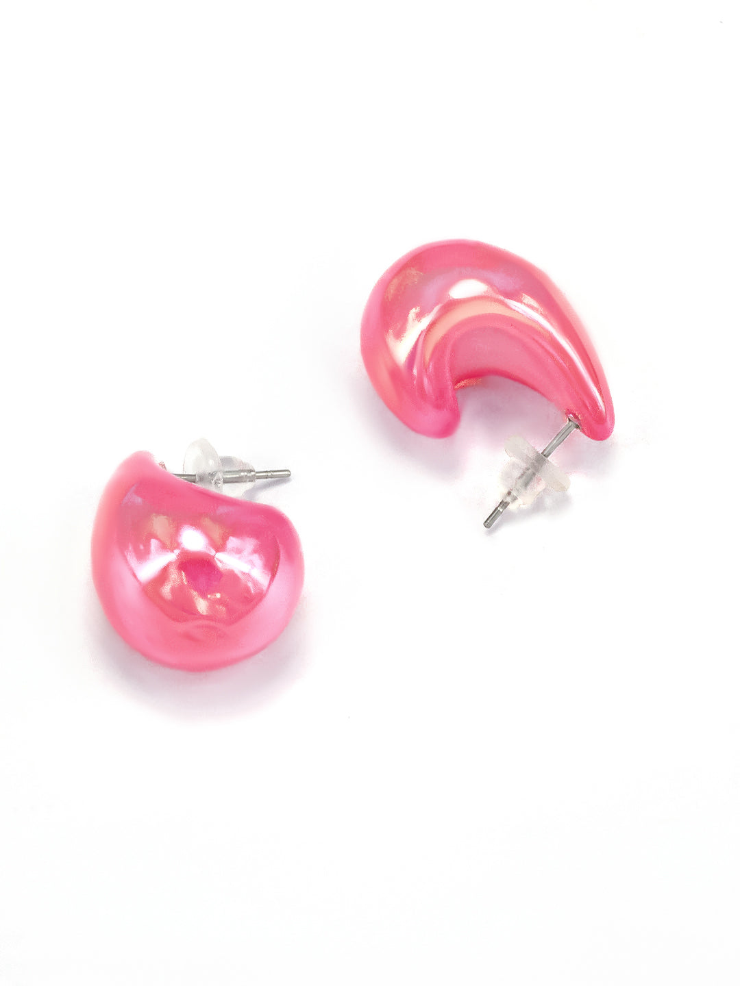 Pink Chunky Doom Earrings