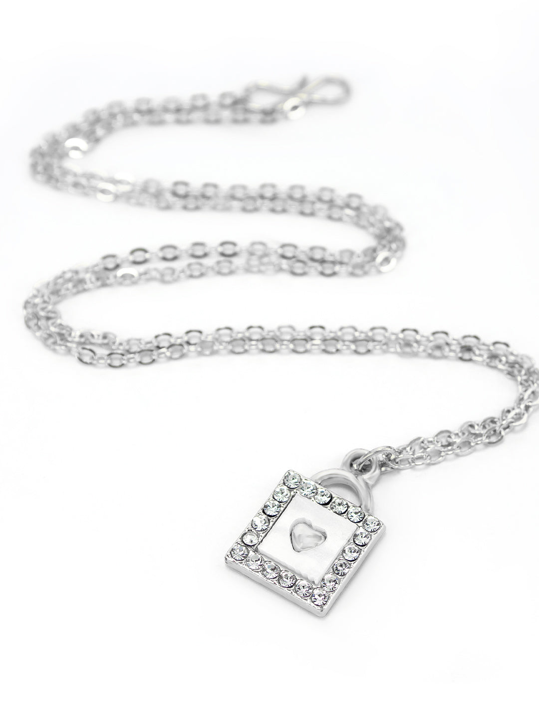 Silver Plated Stainless Steel Chain & Pendant