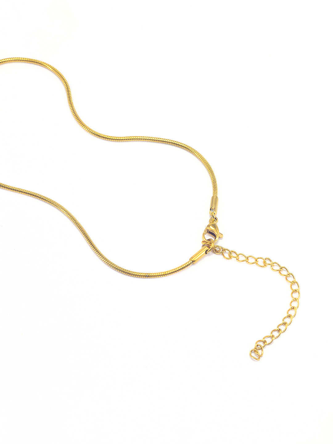 Stainless Steel Gold Pearl Chain Necklace | Trendy Geometric Chain Necklace