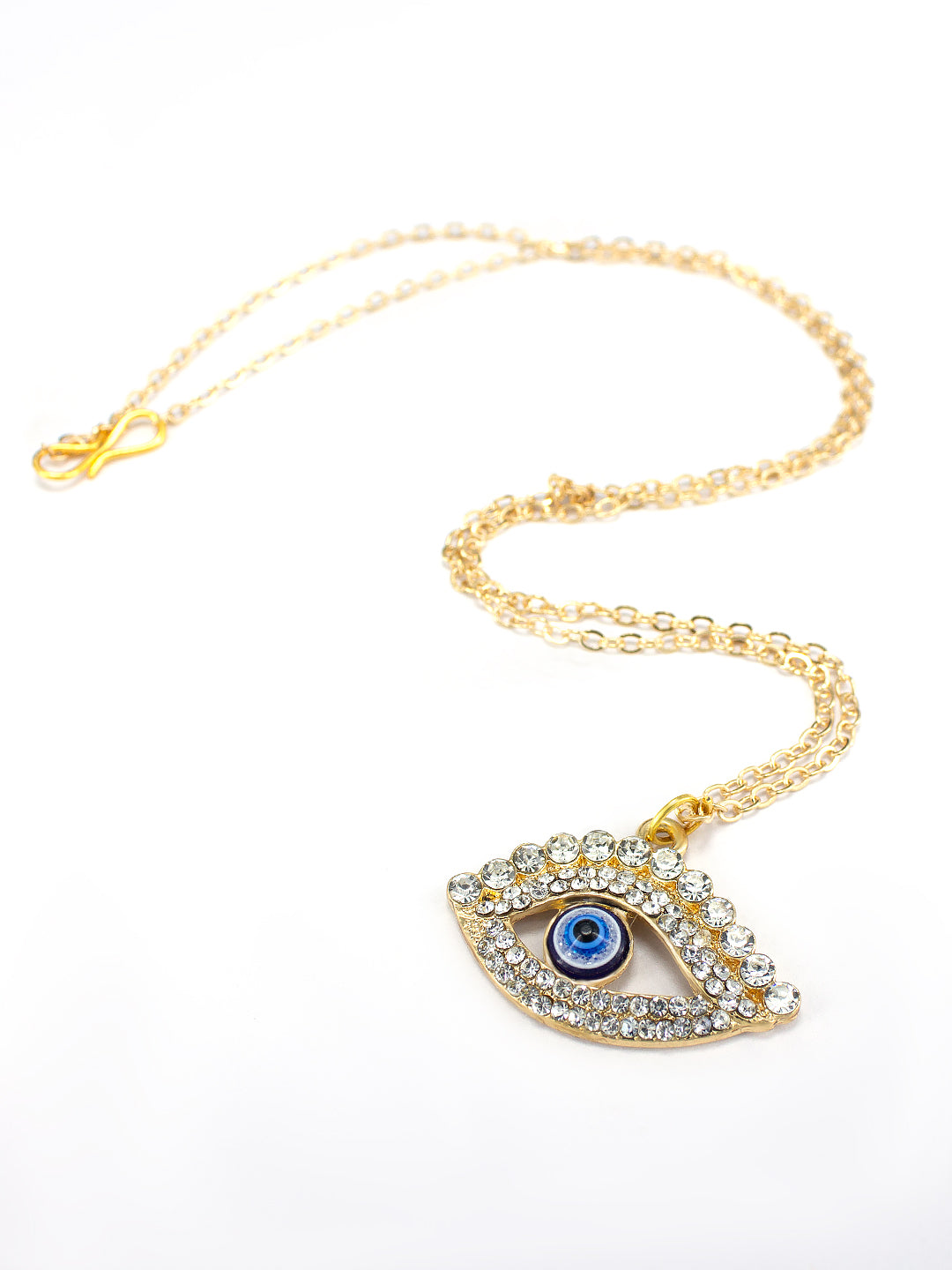 Gold Plated Evil Eye Stainless Steel Pendant