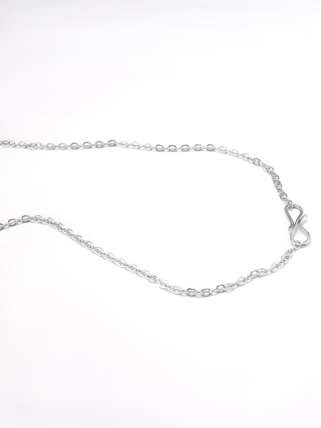 Silver Plated Stainless Steel Chain & Pendant