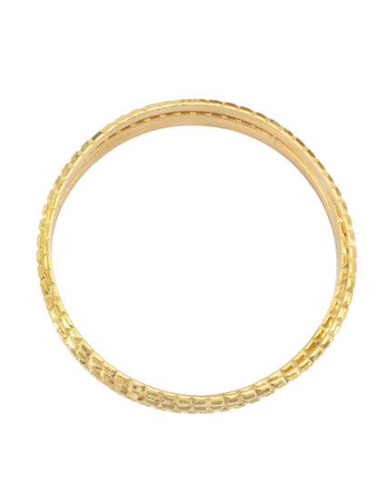 Set of 4 Gold Plated Minimal Bangles