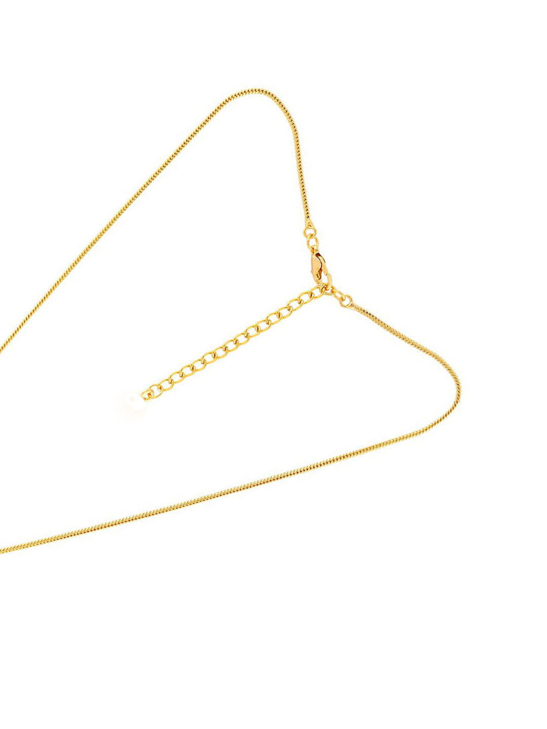 AD Heart Chain Necklace | Trendy Gold-Plated Stainless-Steel Chain Necklace