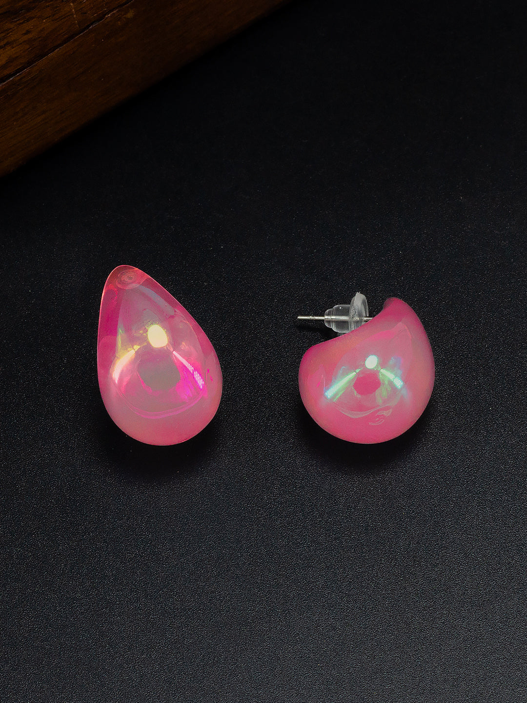 Pink Chunky Doom Earrings