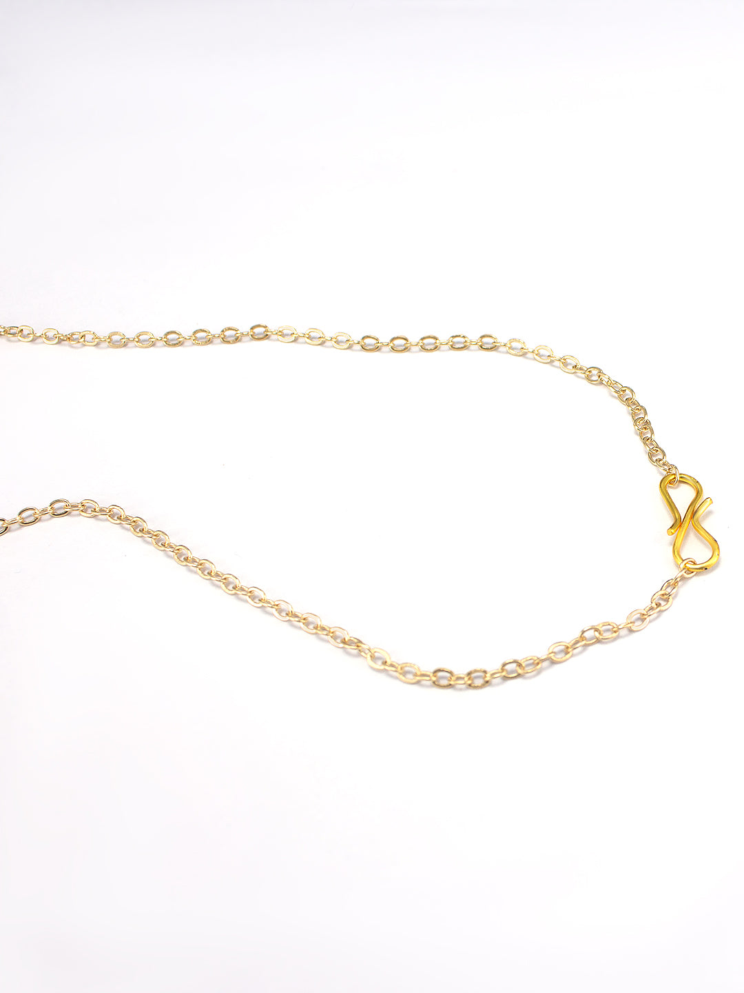 Gold-Plated Stainless-Steel Trendy Pendant with Chain