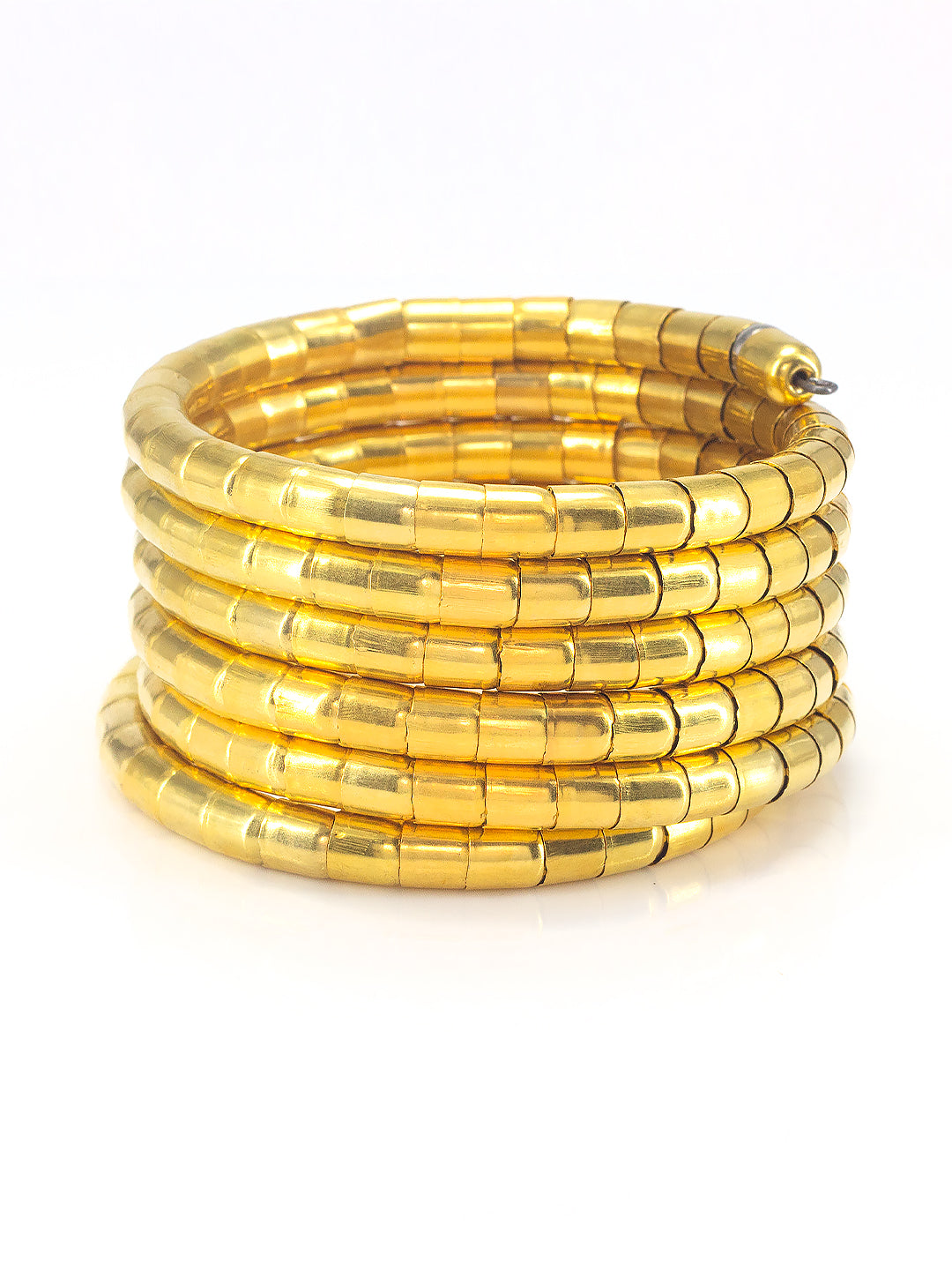 Minimal Wraparound Trendy Gold Plated Bracelet