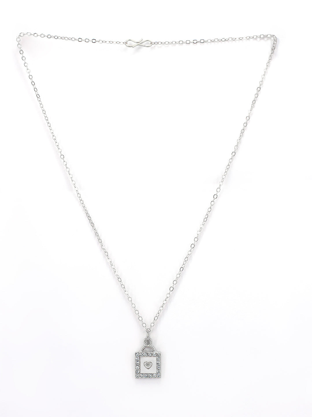 Silver Plated Stainless Steel Chain & Pendant