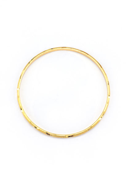 Set of 4 Gold Plated Minimal Bangles