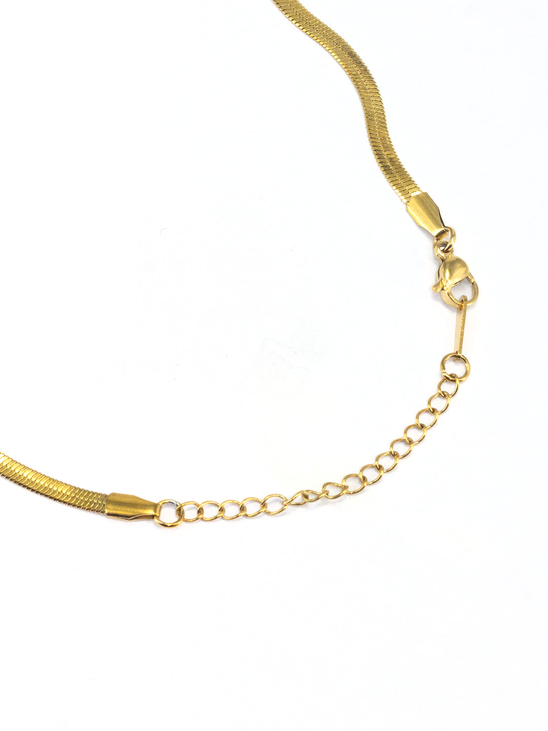 AD Heart Stainless Steel Chain Necklace | Trendy Gold-Plated Anti Tarnish Chain Necklace