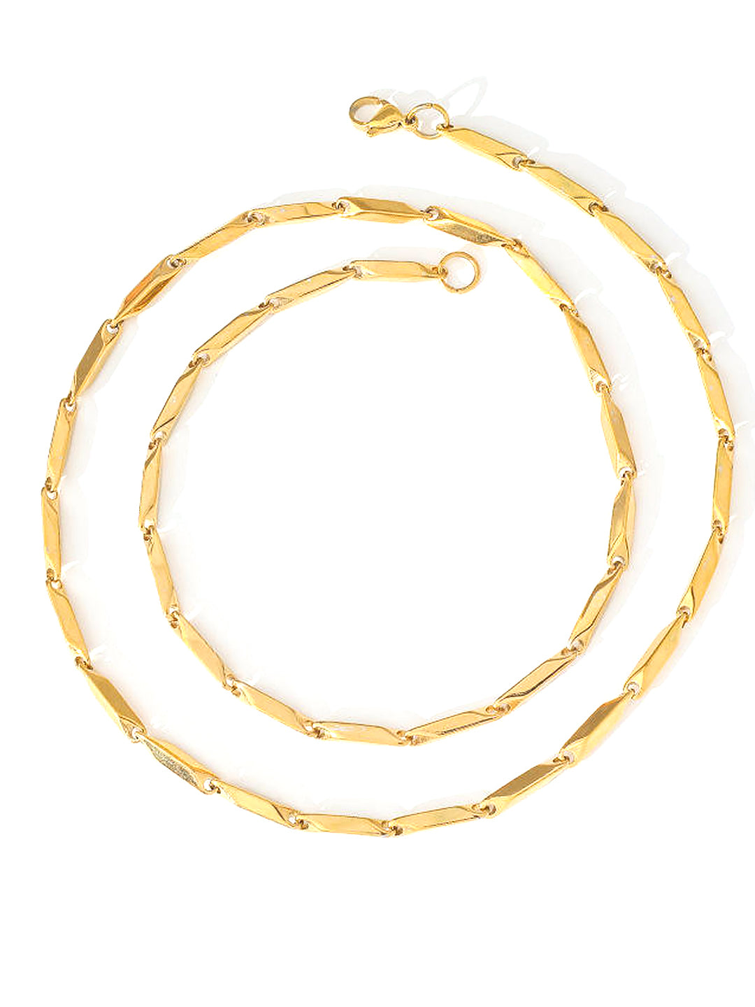 Men's Sleek Classic Gold Plated Chain