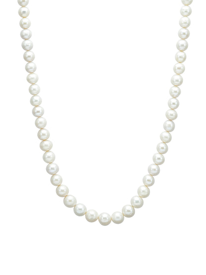 Pearl Beaded Moti Mala Trendy Necklace With Earrings