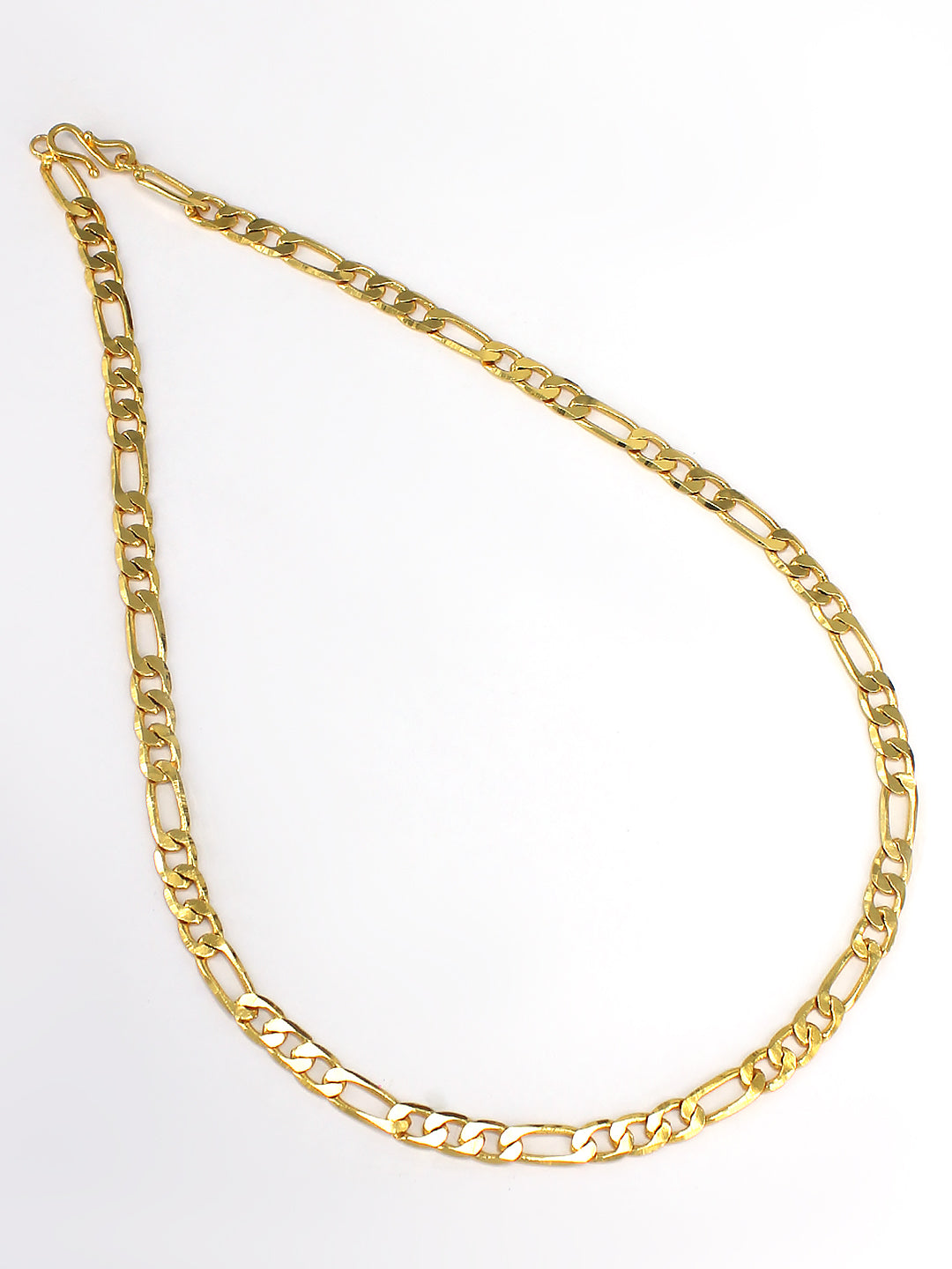 Broad Gold Plated Link Chain For Men