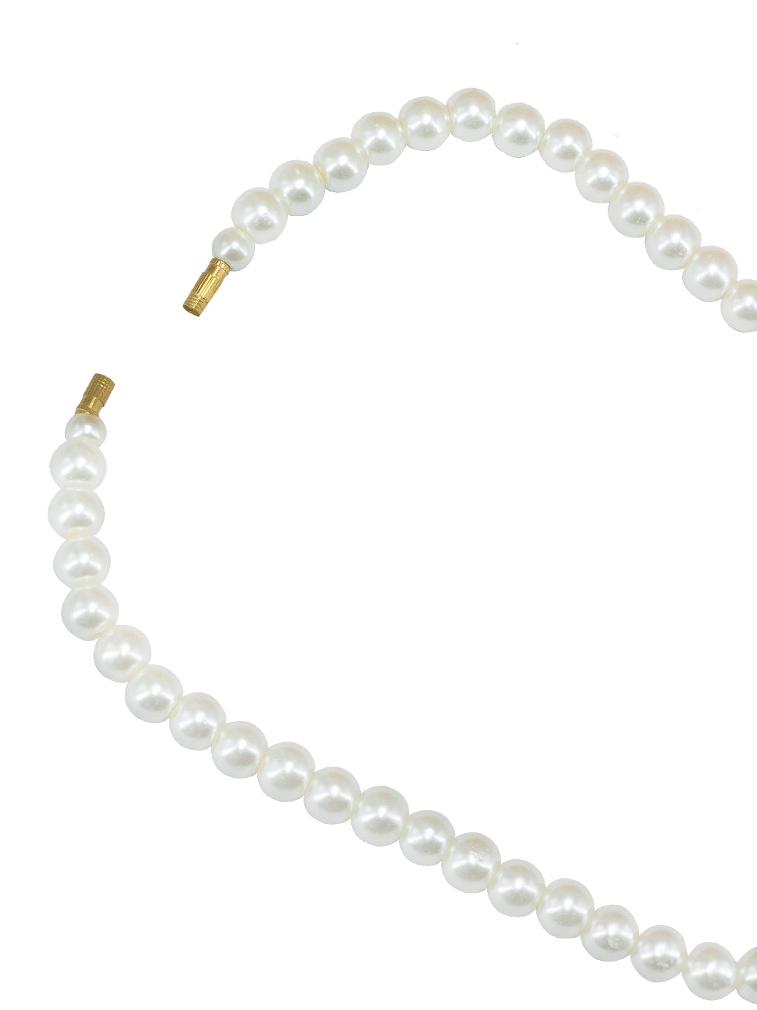 Pearl Beaded Moti Mala Trendy Necklace With Earrings