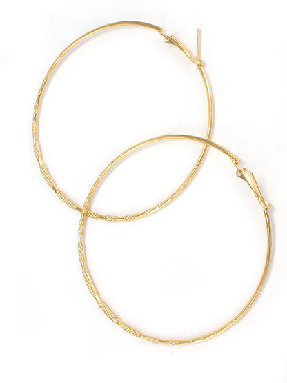 Pack of 5 Silver Plated & Gold Plated Hoop Earrings