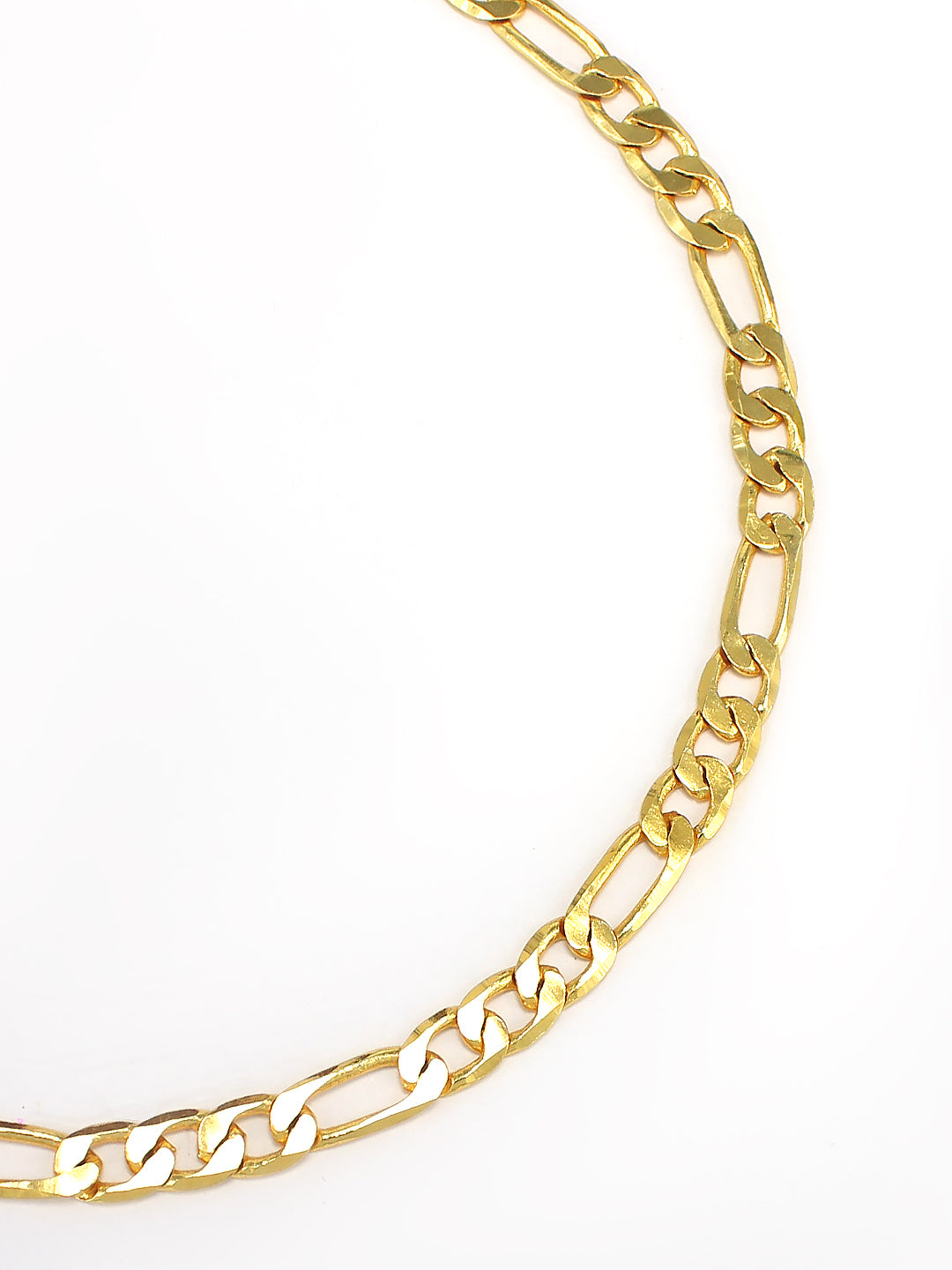 Broad Gold Plated Link Chain For Men