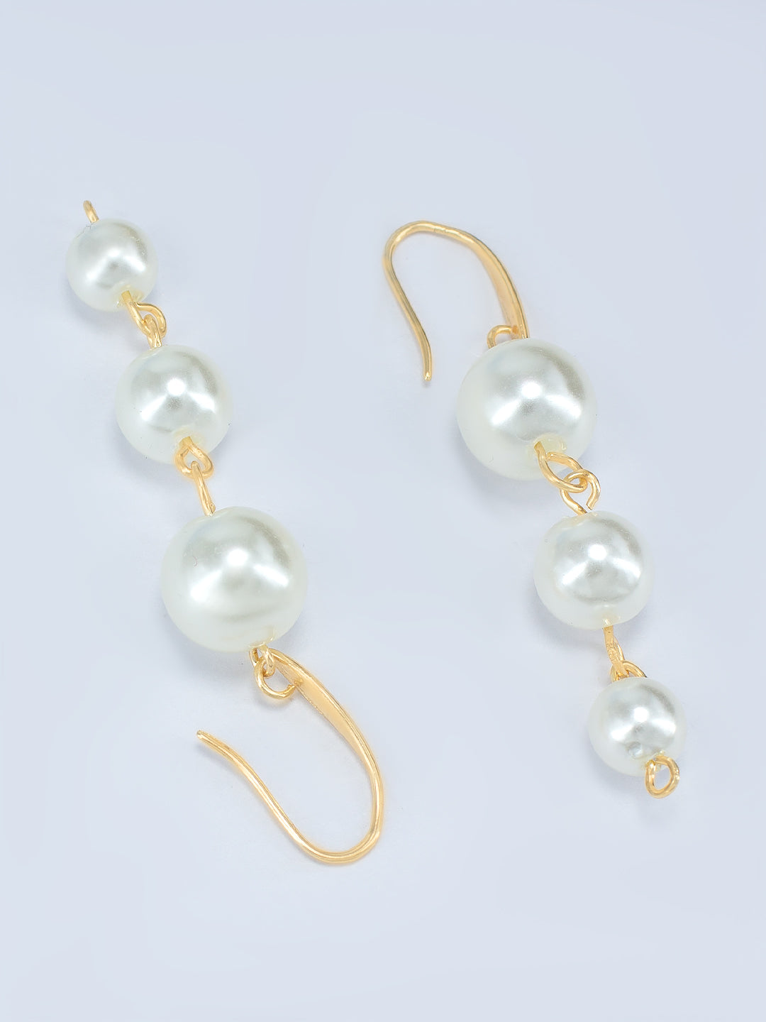 Pack of 4 Artificial Pearl Drop & Stud Earrings Gift For Girls