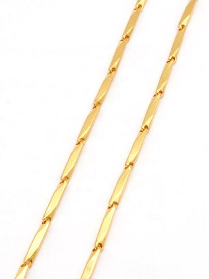 Men's Sleek Classic Gold Plated Chain