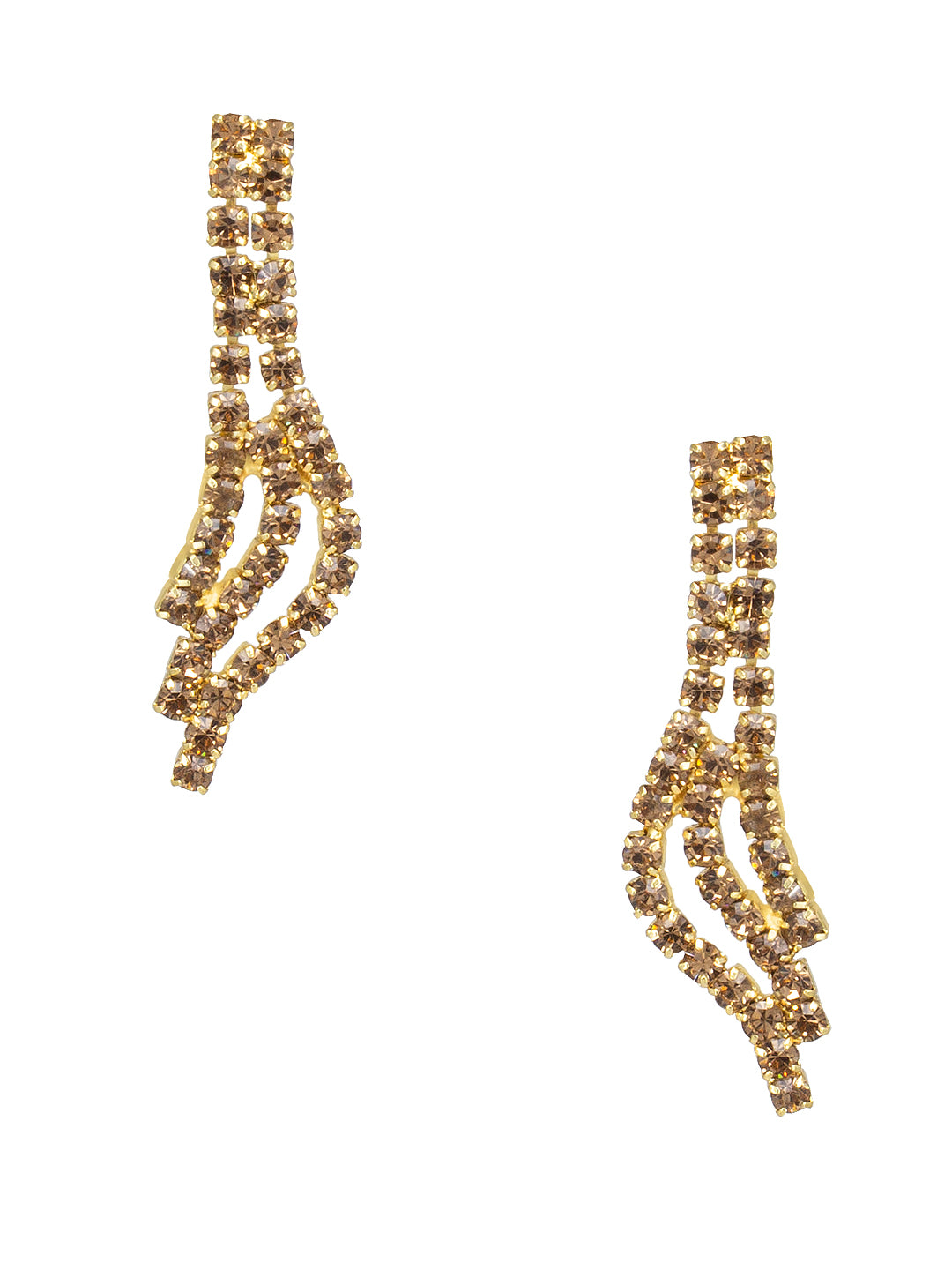 Gold Plated CZ Studded Designer Jewellery Set