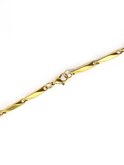 Men's Sleek Classic Gold Plated Chain