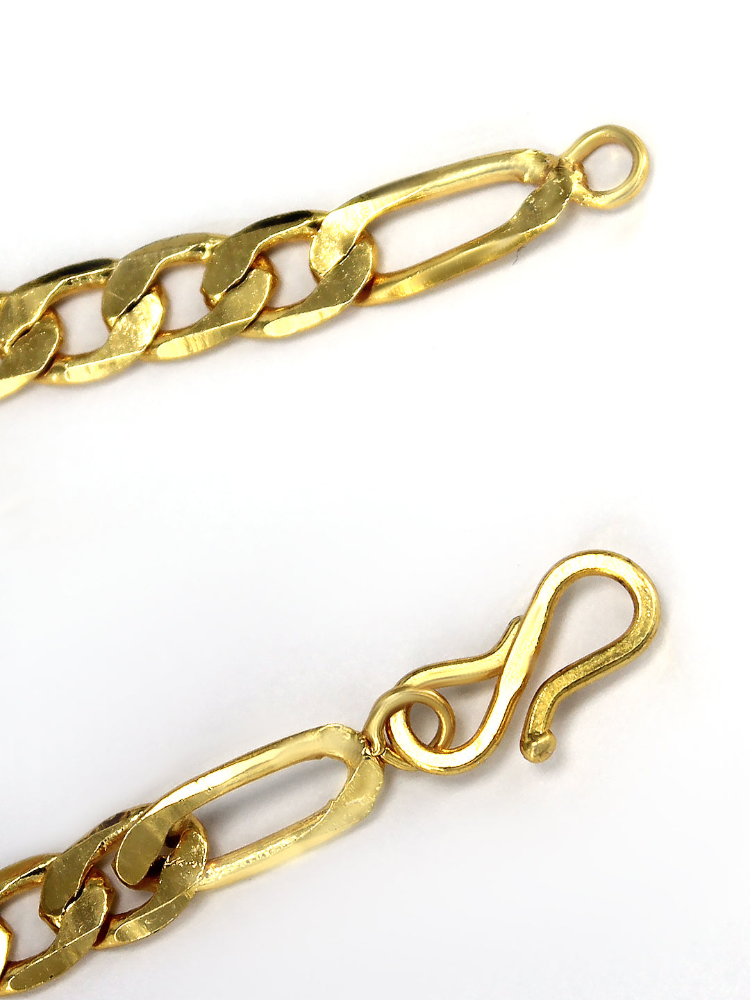 Broad Gold Plated Link Chain For Men