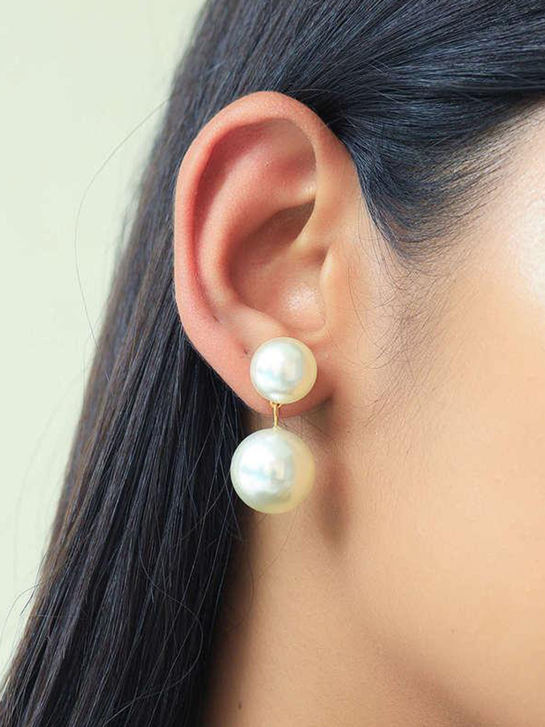 Pack Of 4 Gold-Plated Beaded Circular Stud & Drop Earrings