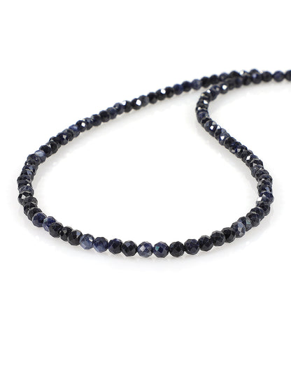 Set Of Two Black Beaded Necklace Mala