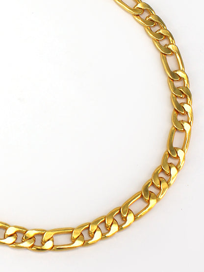 Broad Gold Plated Chain For Men