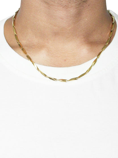 Men's Sleek Classic Gold Plated Chain