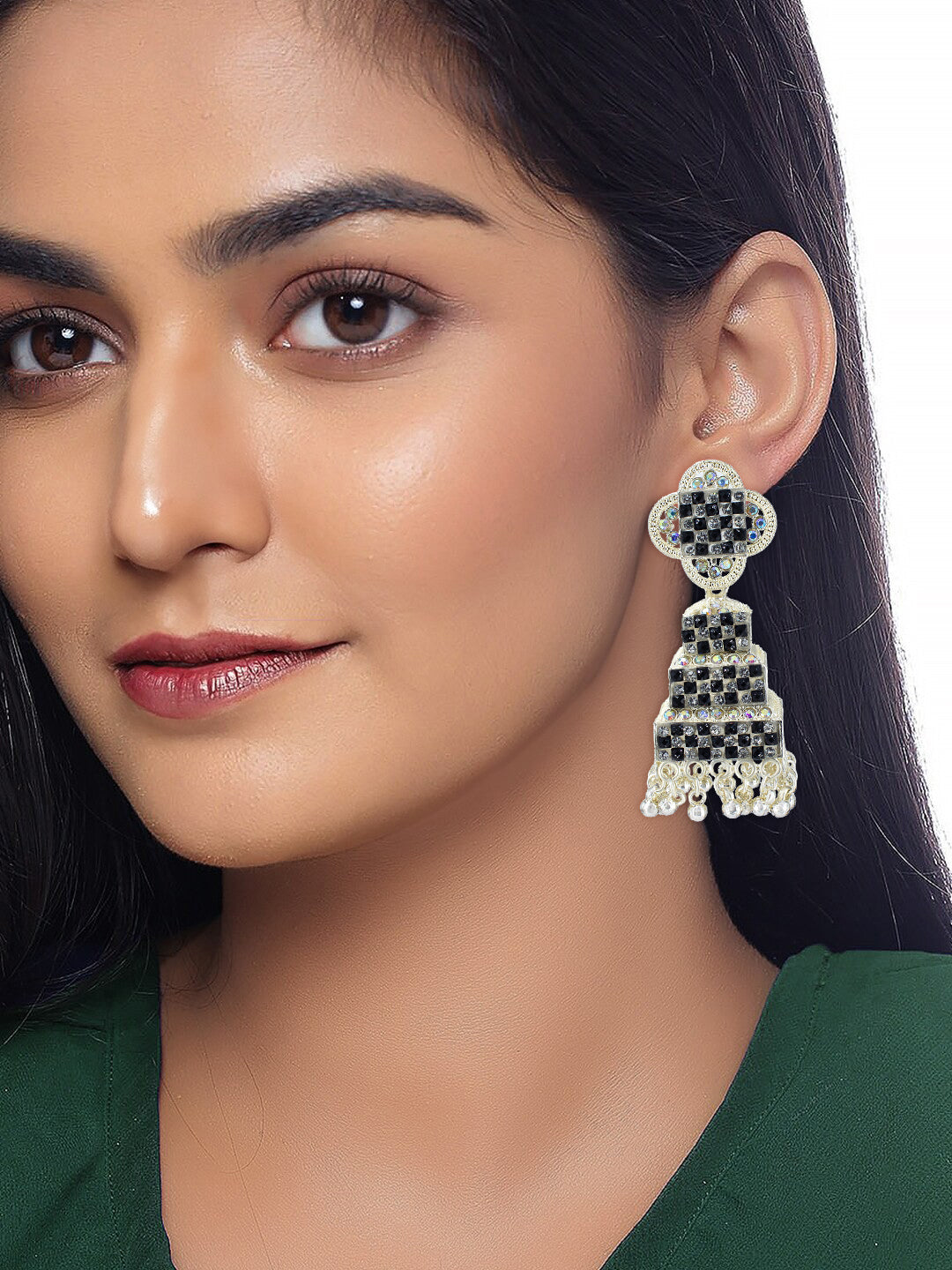 Pack of 6 Gold Plated Jhumka and Studs Earrings