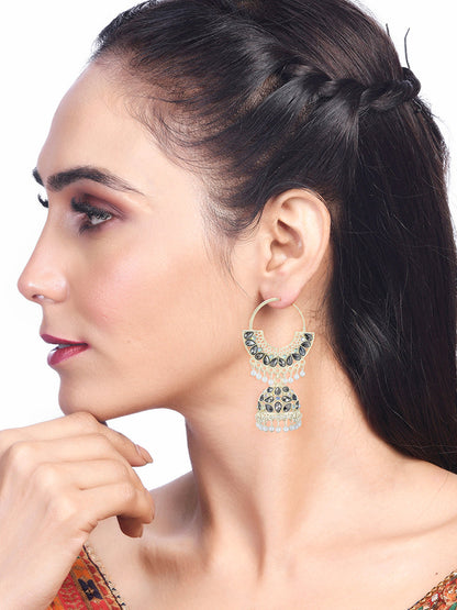 Pack of 6 Gold Plated Jhumka and Studs Earrings