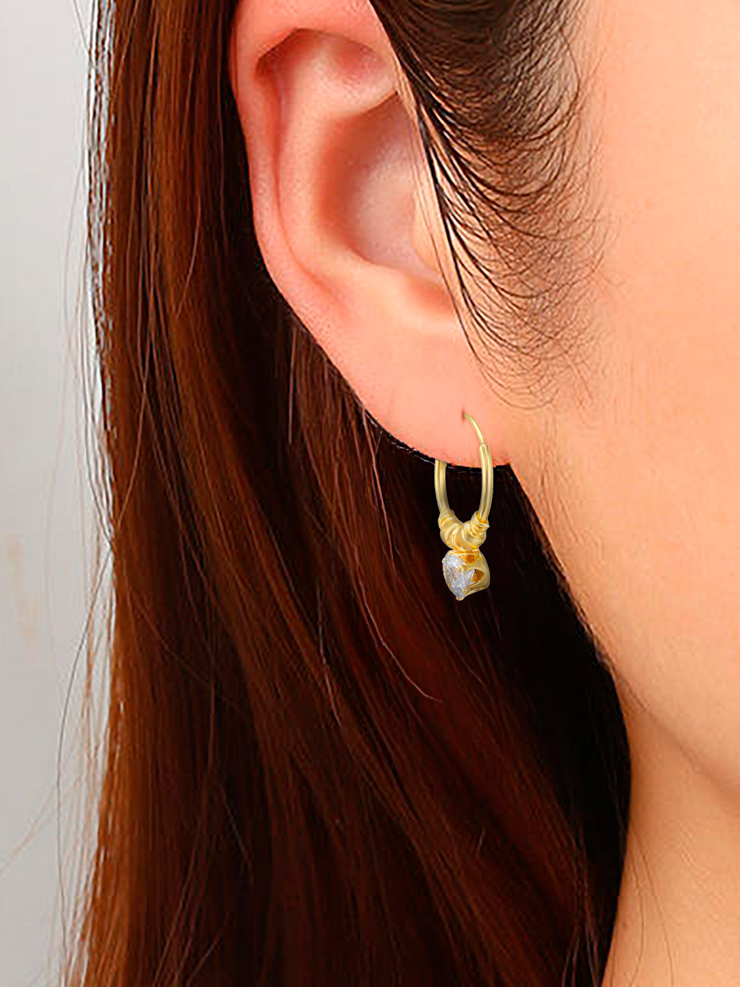 Pack of 6 Gold Plated Hoop & Studs Earrings